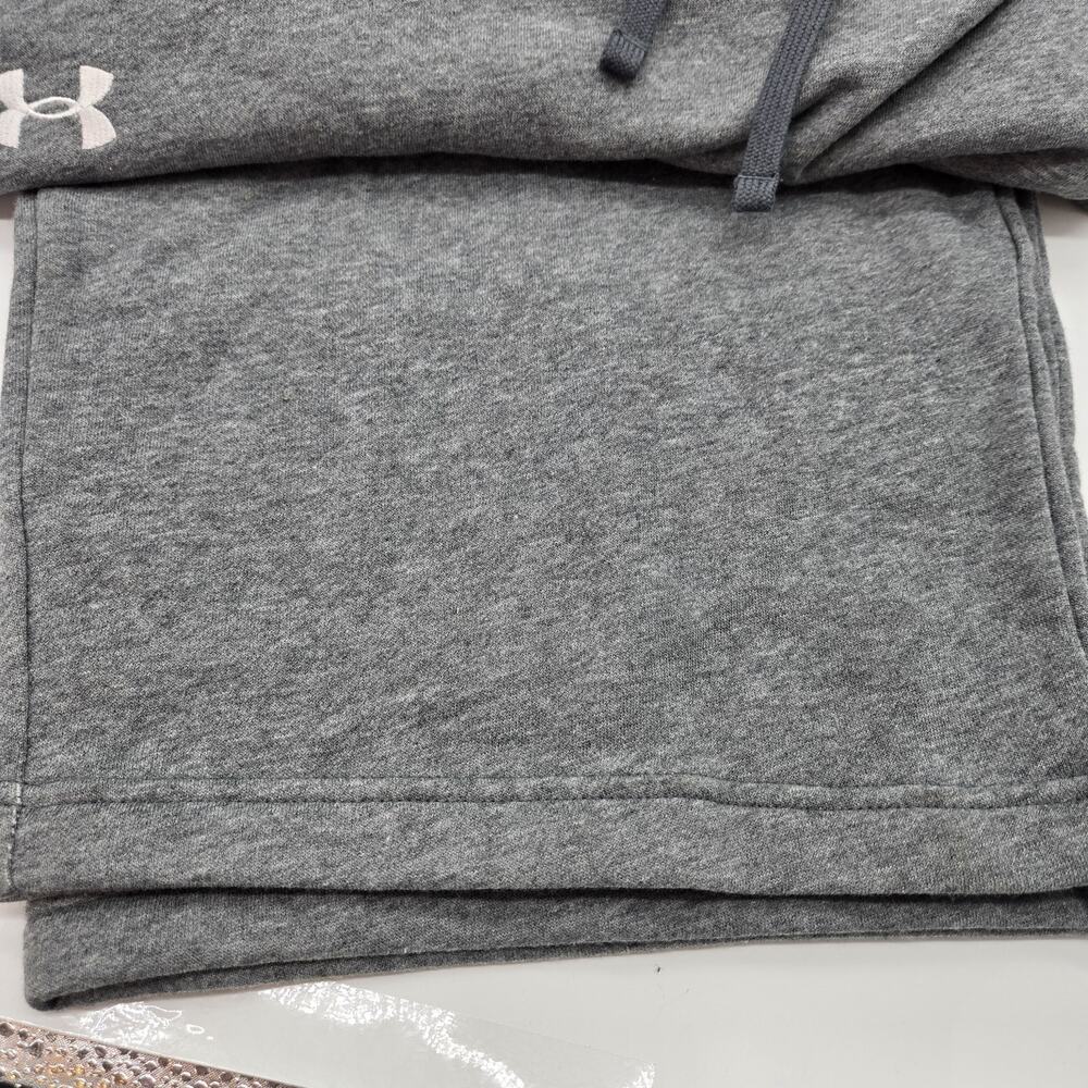 Under Armour UA Fleece Heathered Gray Mens Lightweight Pull-on Pants sz 5XL ATHL - Picture 2 of 7
